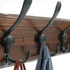 Homagic 2 Pack Coat Rack Wall Mount 16.8'' Rustic Hat