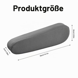 Pack of 2 Car Armrest Covers, Universal Front Seat Armrest Cover, Elastic Armrest Covers, Armrest Protector for SUV, Truck and Van (Grey)
