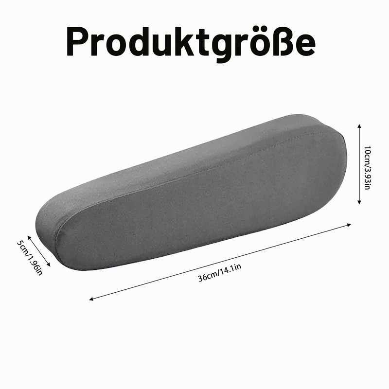 Pack of 2 Car Armrest Covers, Universal Front Seat Armrest