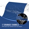 Shower Mat Non Slip Square, Anti Slip Bath Mat for