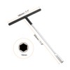 HARFINGTON T-Handle Metric Socket Wrench 10mm CR-V 6-Point Hex Hexagon