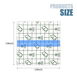 30 Pcs Transparent Waterproof Bandages for Shower, 4 x 4 Inch Waterproof Tape for Skin Occlusive Dressing Second Skin Tattoo Cover Derm Shield Waterproof Cover for Swimming