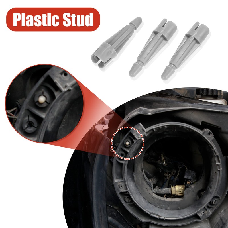 X AUTOHAUX 7 Inch Round Headlight Mounting Retaining Bracket Ring