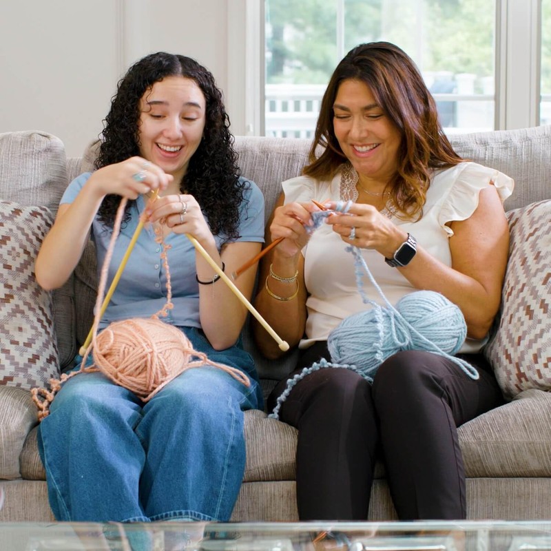 Lion Brand Yarn InstaKnit Beginner Yarn for Knitting, Beach Please,