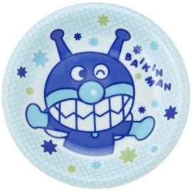 「 それいけ!アンパンマン 」 ばいきんまん ケーキ皿 16cm 子供用 食器 ブルー 081633