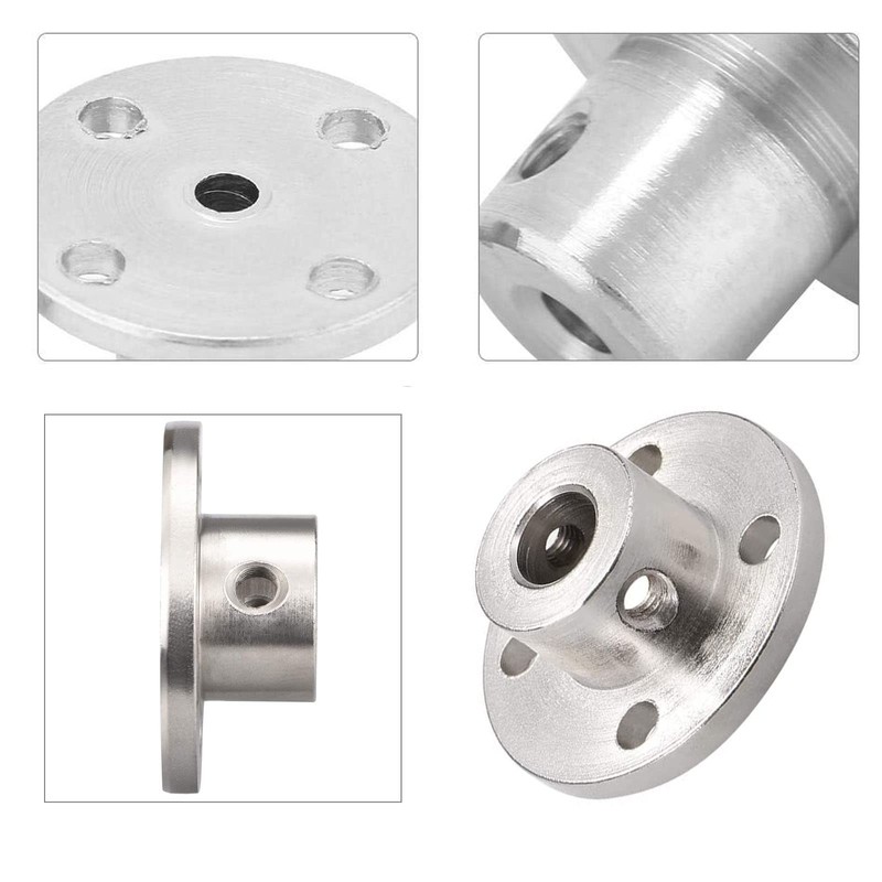 TA-VIGOR Rigid Flange Coupling 8mm Inner Dia, M4 Motor Guide