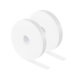 Furnigear Felt Strips with Adhesive Backing Heavy Duty Cuttable Felt Tape Roll Furniture Pads for Chair Legs - Protecting Hardwood Floors, Chair Wall Protector (White, 80 x 0.5 x 0.14 Inch)