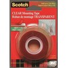 Double-Sided Mounting Tape, Clear, 1 x 60-In.