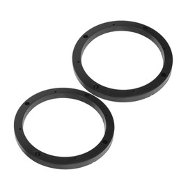 Mipcase 2Pcs Car Speaker Spacer Rings Durable Speaker Mounting Adapter for Improved Sound Quality Easy DIY Installation Fit for Car Door Speakers