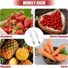 2PCS Stainless Steel Corer: Military-Grade Fruit & Vegetable Huller Tool