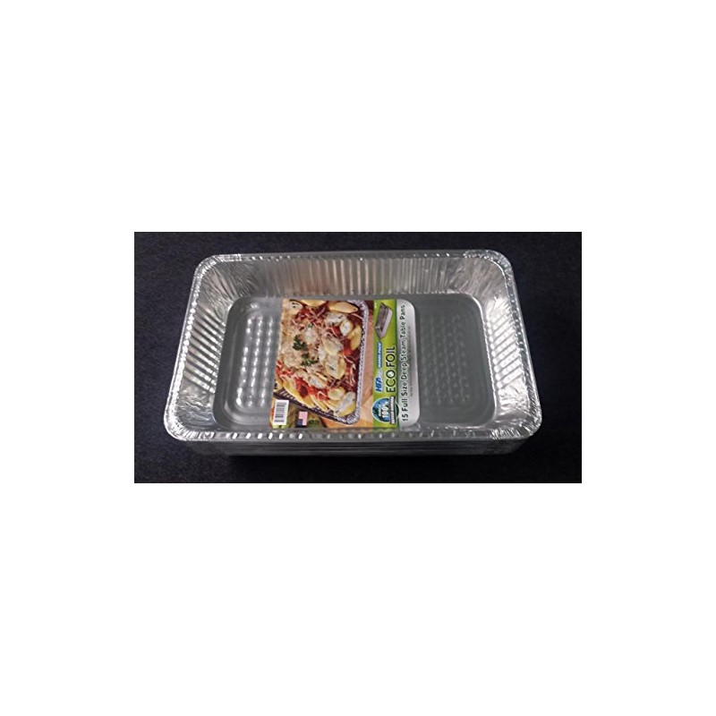 Full Size Deep Steam Table Pans -- Eco-Foil - Handy