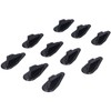 10PCS Shark Fin Kit Spoiler Wing Set with Carbon Fiber