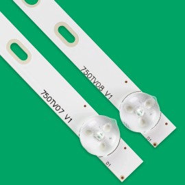 For Sony KDL-75W850C 750TV07 V1 750TV08 V1 Backlight Strips Full Set (28) KDL-75W855C
