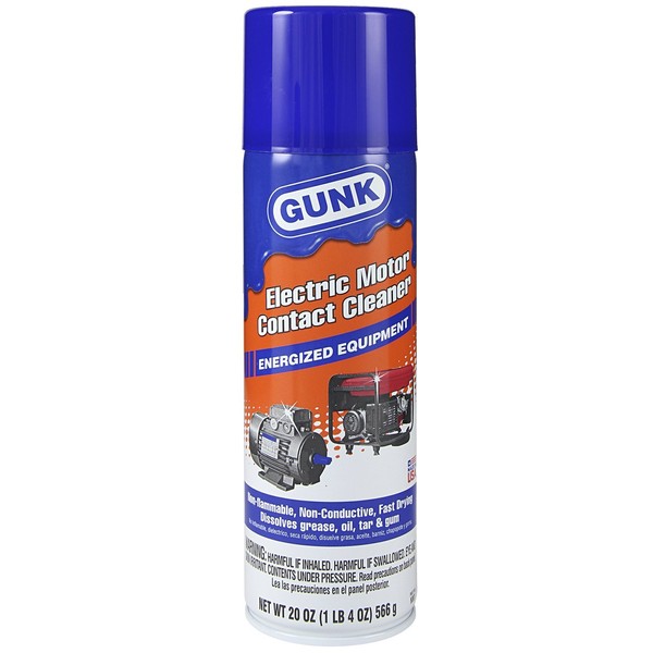 Gunk NM1-12PK Electric Motor Contact Cleaner - 20 oz., (Case of 12)