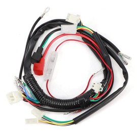 Engine Start Wiring Harness, Electric Engine Start Wiring Harness for Pit Bike Motorcycle ATV Quad 70cc 90cc 110cc 125c PVC