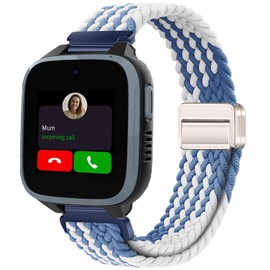 Issinlky Kids Nylon Braided Bracelet Compatible with Xplora X5/XGO2/XGO3, Elastic Magnetic Buckle Bracelet for Xplora X5 Play/XGO2/XGO3