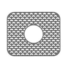 Silicone Sink Protector Folding Non Slip Sink Mat Rear Drain Kitchen Sink Mats for Bottom of Farmhouse Stainless Steel Porcelain Sink