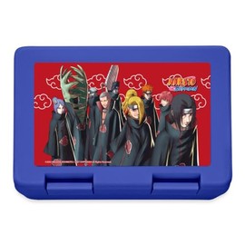 Spreadshirt Naruto Shippuden Design with Akatsuki Organisation, Lunch Box, One Size, Royal Blue