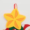 AWOCAN DIY Felt Christmas Tree Set Detachable Ornaments Door Wall