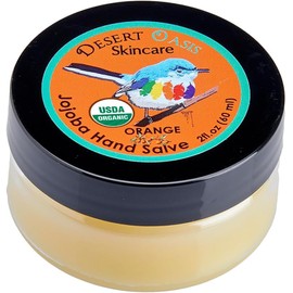 Aceite de jojoba naranja salva de mano, hecho de aceite de jojoba natural, prensado en frío y sin desoderizar y ligeramente perfumado con naranja, 51 g