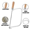 YJWCZJ Coping Saw Blades, Woodworking Hand Saw with 4 Extra