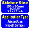 2 x VEHICLE Stickers No Eating Drinking Smoking Vaping Wear
