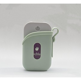 FIVEFULU Silicone Case Compatible with Keychain for Touchland【Adjustable Strap】【Portable】【Easy to Clean】 for Power Mist and Glow Mist 1FL OZ. （Green）