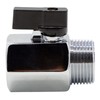 Variosan Mini Ball Valve Female x Male Thread Chrome