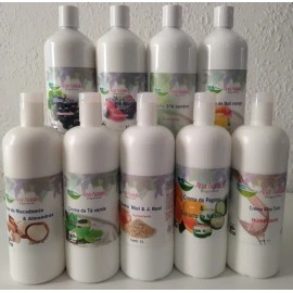 Crema Corporal Humectante de Frutos Rojos Ana Natalia, Pack con 2 Unidades de 1 L Cada Una