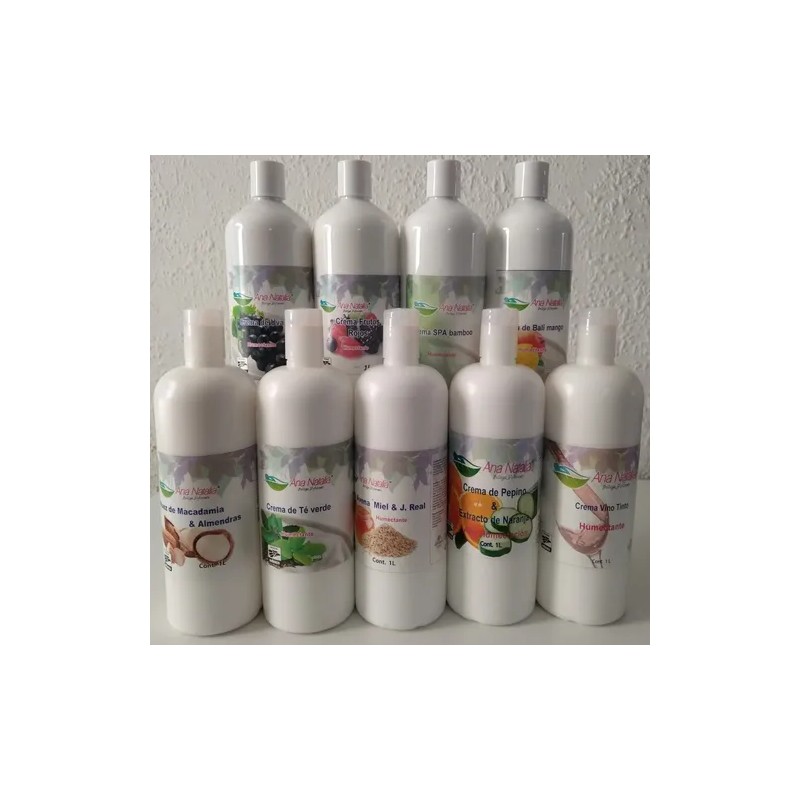 Crema Corporal Humectante de Frutos Rojos Ana Natalia, Pack con