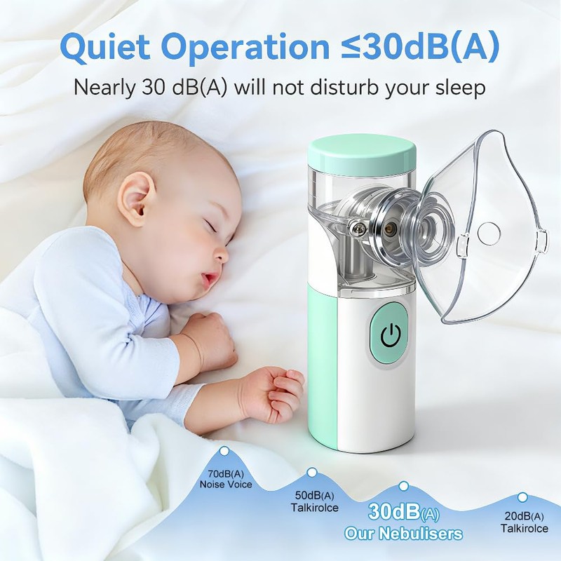 Nebuliser Machine for Adults & Kids,Handheld Nebulizer with Charging Function,with