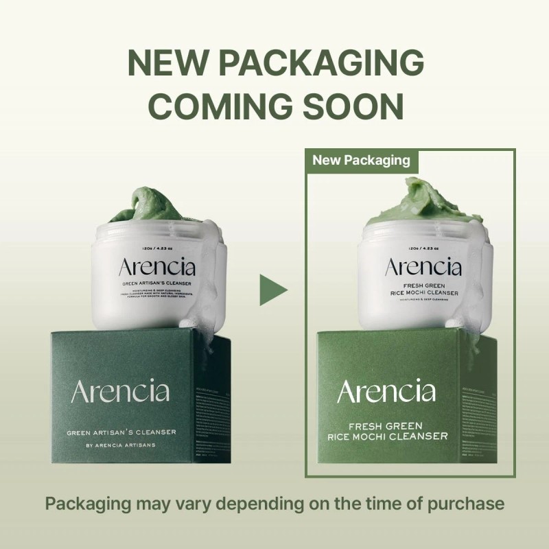 Arencia Korean Rice Mochi Face Cleanser - Face Mask, Foaming