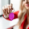 VIHOSE 200 Pcs UV Keychain Light 395nm Mini UV Keychain