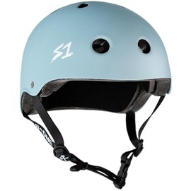 S1 Lifer Helmet for Skateboarding, BMX, and Roller Skating - EPS Fusion Foam, CPSC & ASTM Certified - Slate Blue Matte Large (22")