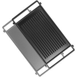 WB31X24998 Reversible Cast Iron Griddle Replacement Parts for GE Stove, WB31X24738 Griddle Insert for GE Stove, Reversible Grill Combo Cooking Products Replacement Parts