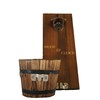 Thirsty Solutions - “Beer O’ Clock” Rustic Wall Mounted Bottle