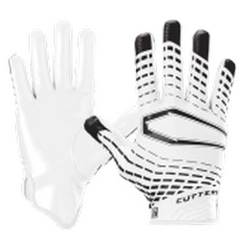 CUTTERS Football Wide Receiver Gloves. Rev 5.0 Ultra Grip No Slip. Youth (1 Pair)