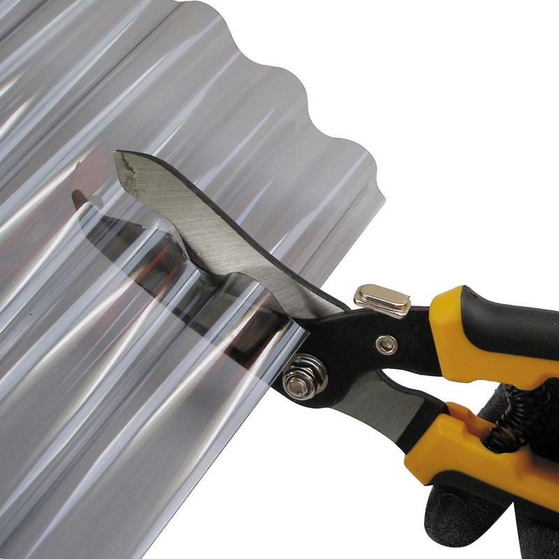 E-Value DIY Corrugated Sheet Cutting Scissors 8.7 inches (220 mm)