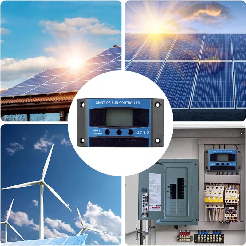 KEPEAK 60A/100A 12V/24V/36V/48 - 100A 12V/24V/36V/48V MPPT Charge Controller