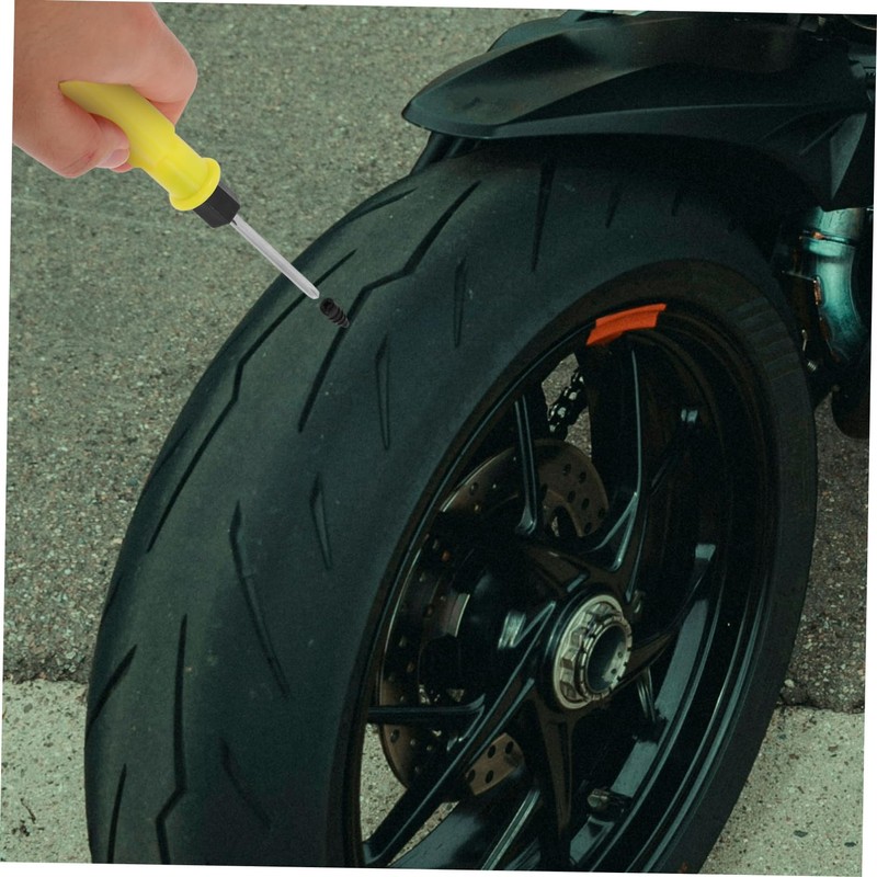 Alipis 1 Set Tire Repairing Nail Kit with Screws Screwdriver