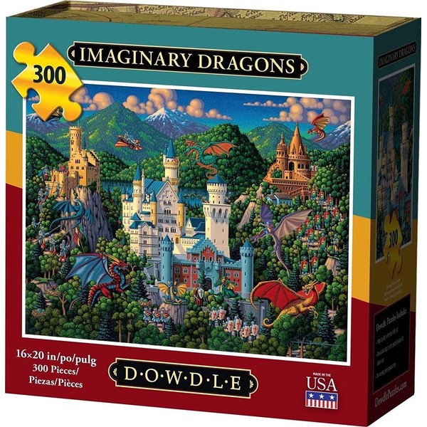 Dowdle Jigsaw Puzzle - Imaginary Dragons - 300 Piece