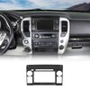 Center Console Panel Trim Cover Compatible with Nissan Titan 2016-2019,