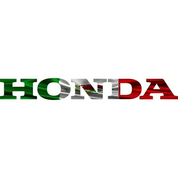 TVC HONDA TALON 2019-2022 TAILGATE GRAPHICS MEXICAN FLAG WAVING GLOSS