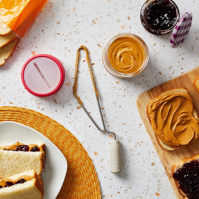 Chef’n Natural Peanut Butter Stirrer, Fits Most Mason and Peanut