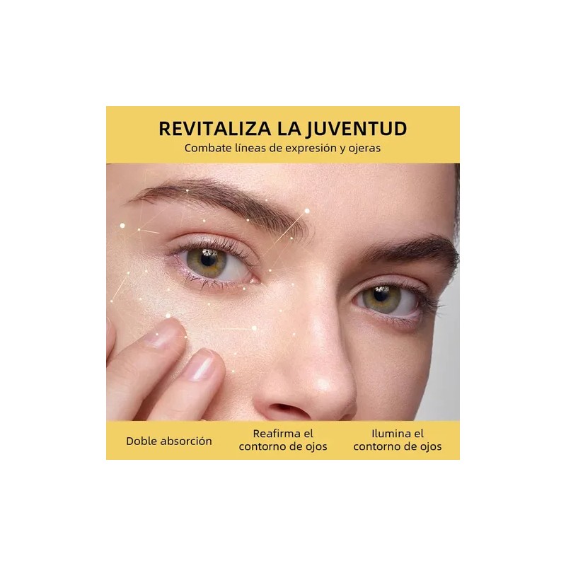 Weud Contorno De Ojos Retinol Antiarrugas Aclarante 40ml X2