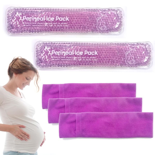 Reusable Perineal Ice Packs for Postpartum & Hemorrhoid Pain Relief,