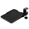 Laroal Mouse Tray Clip Under Desk Mouse Platform Clip Slide