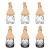 uxcell 6pcs Hanging Car Air Freshener Perfume Bottle, 8ml Pendant