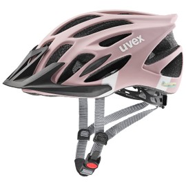 uvex flash - Lightweight All-Round Helmet for Men and Women - Individual Size Adjustment - Washable Interior - Dust Rose - White Matt - 57-61 cm