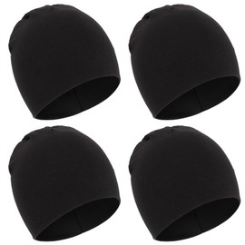 DRESHOW BQUBO 4 Pieces Baby Beanie Newborn Toddler Soft Cute Knit Hat Hospital Hats for Baby Girls Infant Cap Beanies